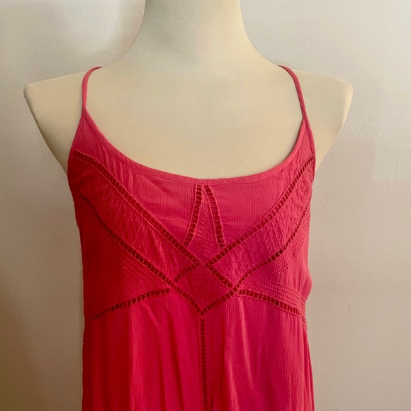 Pink Gauze Slipdress by LOFT - Picture 2 of 5